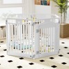 Tangkula 32" 6-Panel Dog Playpen w/ Secure Locking Door & Ground Stakes Easy Assembly - 4 of 4