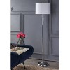 59.5" Crystal Reese Floor Lamp (Includes LED Light Bulb) Silver - JONATHAN Y: Modern Standing Lamp with Linen Shade - 3 of 4