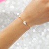 Sanrio Hello Kitty Glass Pearl Charm Lariat Bracelet, 9.5'' Box Chain - 2 of 4