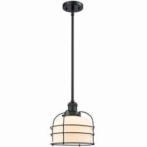 Bell Cage - 1 Light Mini Pendant In Traditional Style-10 Inches Tall and 9 Inches Wide - 1 of 1