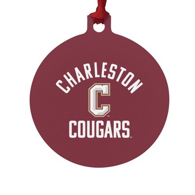 College of Charleston Official Logo Aluminum Holiday Christmas Tree Ornament
