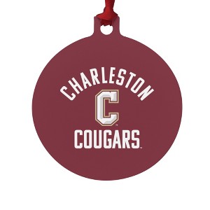 College of Charleston Official Logo Aluminum Holiday Christmas Tree Ornament - 1 of 4
