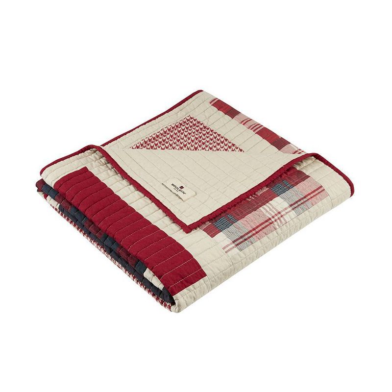50&#34;x70&#34; Huntington Quilted Throw Blanket Red - Woolrich, 1 of 6