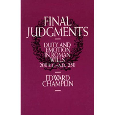 Final Judgments - by  Edward Champlin (Hardcover)