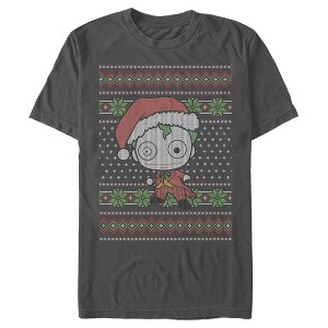 Men's Batman Ugly Christmas Chibi Joker T-Shirt - 1 of 4