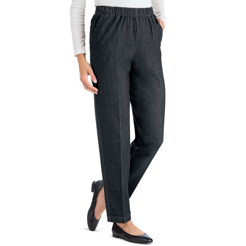 Collections Etc Ladies Pull-on Pants, 3 of 5