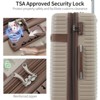 Kumasinova 1/2/4 Pcs Hardshell ABS Luggage Set,Lightweight Extandable Checked Suitcases,Airline-Approved Spinner Suitcase with TSA Lock - 4 of 4
