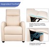 LACOO Faux Leather Recliner Chair Padded Club Chair for Home Theater - 3 of 4