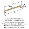 Amerock Collet Appliance Pull for Large Panels and Oversized Cabinets - 3 of 4