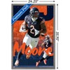 Trends International NFL Chicago Bears - D.J. Moore 24 Framed Wall Poster Prints - 3 of 4