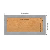 Amanti Art Vista Brushed Nickel Framed Corkboard, Natural Cork - image 4 of 4