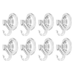 Unique Bargains Waterproof Reusable Load 6.6 lbs Suction Cup Hooks and Hangers - 1 of 3