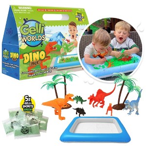 Gelli Worlds Dino Pack from Zimpli Kids, 5 Use, 8 x Dinosaur Figures - 1 of 2