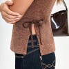 Women's Knit Side-Tie Vest - A New Day™ Brown - 4 of 4