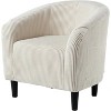 Accent Chairs Chairs Barrel Club Chairs Comfy Living Room Chairs with Sturdy Legs for Bedroom Reading Room Waiting Room - 3 of 4