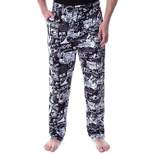AC/DC Pajama Pants Men's Allover Band Tour Poster Loungewear Sleep Pants Multi
