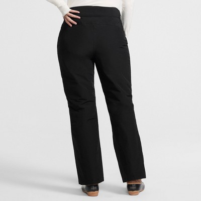 Женские брюки Lands' End Women's Squall Waterproof Insulated Snow Pants - Large - Black — фото 2