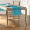 Slickblue 14"x108" Linen-Look Table Runner – Polyester Poplin, Wrinkle-Resistant, Serged Edge Finish, 41 Color Options - 2 of 3