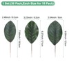 Unique Bargains DIY Crafting Fake Green Leaf with Stem 3 Sizes Green - 3 of 4
