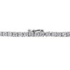 EVERLY JEWELRY | Sterling Silver 8 2/5 CT TGW Created Ruby Created White Sapphire Bracelet, 7-inch - 4 of 4