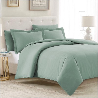 Soft Brushed Microfiber Duvet Cover & Sham Set - Mellanni