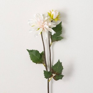 19"H Sullivans Pristine Cream Dahlia Spray, Cream - 1 of 2