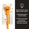 Yoobi Light Up Novelty Pen Halloween Pumpkin Topper Black Ink 1.0mm Ballpoint - 2 of 4
