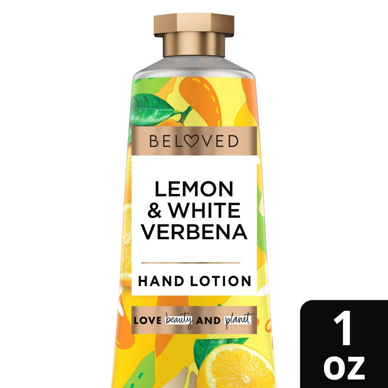 Beloved Lemon &#38; White Verbena Hand Lotion - 1oz, 1 of 8