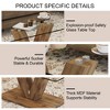 NicBex 43.3 Inch Rectangle Coffee Table with Glass Tabletop and MDF Base for Living Room,Dining Room - 4 of 4