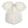 HalloweenCostumes.com One Size Fits Most   Harry Potter Hedwig Owl Pom Knit Beanie Hat for Toddlers, White/Yellow/Black - 4 of 4