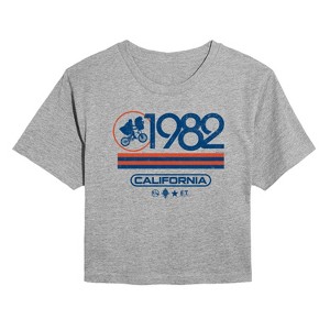 Women's - E.T. the Extra-Terrestrial - 1982 ET California Cropped Graphic T-Shirt - 1 of 4