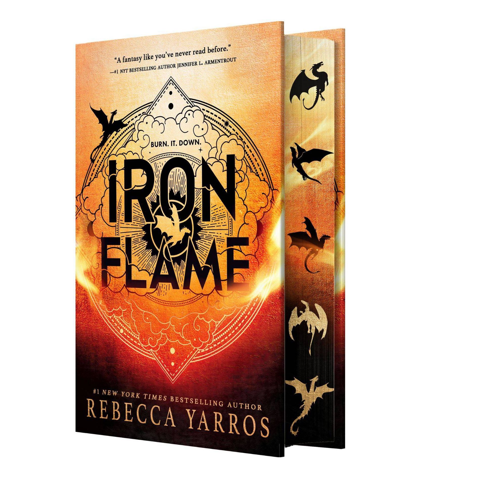 Iron Flame (Wing and Claw Collection) - by Rebecca Yarros (Hardcover)