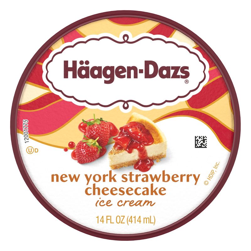 Haagen Dazs  Strawberry Cheesecake Frozen Ice Cream - 14oz, 5 of 7