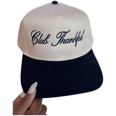 Women's Club Thankful Embroidered Hat - Worthy Hat Co.