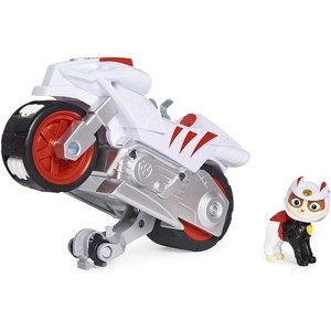 PAW Patrol Moto Pups Wildcat Deluxe Pull-Back Motorcycle Vehicle with Wheelie Feature & Toy Figure, Kids Toys for Ages 3 & Up - 1 of 4