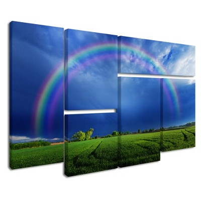 Trademark Fine Art -Philippe Sainte-Laudy 'Lucky Rainbow' Multi Panel Art Set