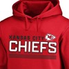 NFL Kansas City Chiefs Play Action Big & Tall Fleece Hoodie Sweatshirt - 3 of 3