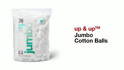 Cotton Balls Jumbo Size- 100ct. 6 pack – Pyramids Wholesale