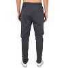 Mens Casual Tapered Pants Zipper Pockets Joggers Sweatpants - 2 of 2