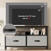 ODK 39" TV Stand with Storage and 2 Drawers - TV Stand Table for Television Up to 50 Inch£¬Entertainment Centers for Living Room - 4 of 4
