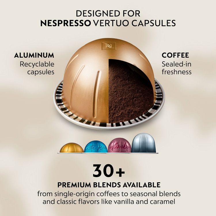 Nespresso Vertuo Pop+ Combination Espresso and Coffee Maker with Milk Frother, 6 of 14
