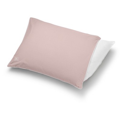 King Size Pink Hypoallergenic Polyester Down-Alternative Pillow Set