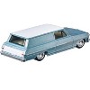 1964 Chevrolet Nova Panel Light Blue Metallic with White Top "Fast Wagons" Series Diecast Model Car by Hot Wheels - 3 of 3