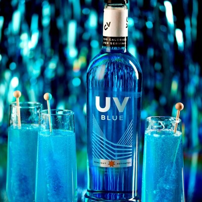 UV Blue Raspberry Flavored Vodka - 750ml Bottle