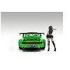 "Auto Salon Girls" Figure 1 for 1/18 Scale Models by American Diorama - 3 of 3