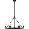 Livex Lighting Lansdale 6 - Light Chandelier in  Bronze/Antique Brass - 4 of 4