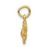 Black Bow Jewelry 14k Yellow Gold Cancer the Crab Zodiac Satin and Diamond Cut Charm - 2 of 4