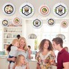 Big Dot of Happiness Let's Roll - Sushi - Hanging Japanese Party Tissue Decoration Kit - Paper Fans - Set of 9 - 3 of 4