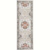 Classic Vintage Floral Rug, Thin Low Pile, Non Slip, Washable, Stain Resistant, Foldable Accent Carpet for Living Room Bedroom - 4 of 4