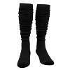 Pear Sox SCRUNCH Knee High Long Performance Socks - Black - 2 of 2